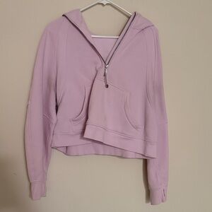 lululemon athletica Lavender Half-Zip Hooded Pullover